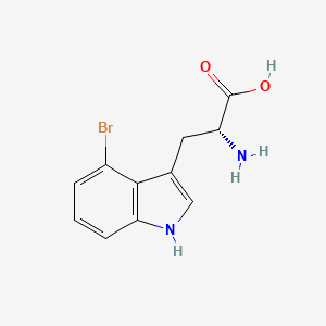 molecular formula C11H11BrN2O2 B1599965 (R)-2-Amino-3-(4-bromo-1H-indol-3-yl)propanoic acid CAS No. 219943-61-0