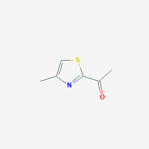 molecular formula C6H7NOS B1599968 2-Acetyl-4-methylthiazole CAS No. 7533-07-5