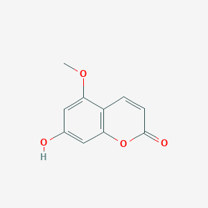 molecular formula C10H8O4 B1599974 5-Methoxy-7-hydroxycoumarin CAS No. 3067-10-5