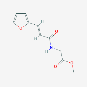 molecular formula C10H11NO4 B1599978 N-(2-Furfurylideneacetyl)glycine methyl ester CAS No. 73353-76-1