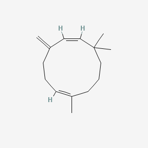 molecular formula C15H24 B1599979 (E,E)-1,8,8-Trimethyl-5-methylene-1,6-cycloundecadiene CAS No. 26259-79-0