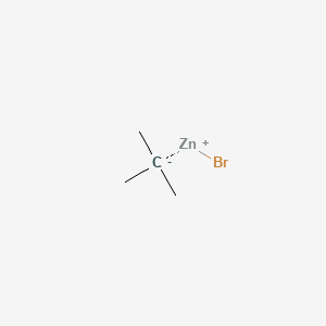 molecular formula C4H9BrZn B1599981 Tert-butylzinc bromide CAS No. 7565-59-5