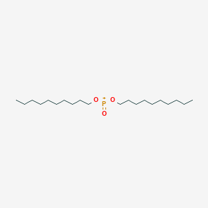 molecular formula C20H42O3P+ B1599983 Didecyl phosphonate CAS No. 7000-66-0