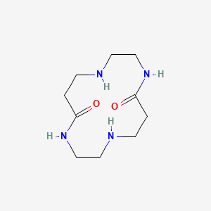 molecular formula C10H20N4O2 B1599984 1,4,8,11-Tetraazacyclotetradecane-5,12-dione CAS No. 97565-24-7