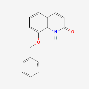 molecular formula C16H13NO2 B1599988 8-Benzyloxy-2-oxo-1H-quinoline CAS No. 63404-84-2