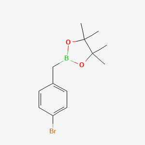 2-(4-Bromobenzyl)-4,4,5,5-tetramethyl-1,3,2-dioxaborolane