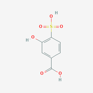 molecular formula C7H6O6S B1600019 3-Hydroxy-4-sulfobenzoic acid CAS No. 88122-95-6