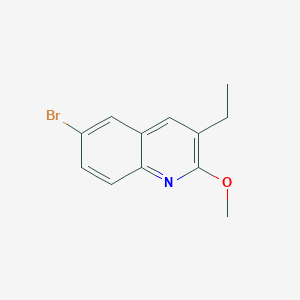 6-Bromo-3-ethyl-2-methoxyquinoline