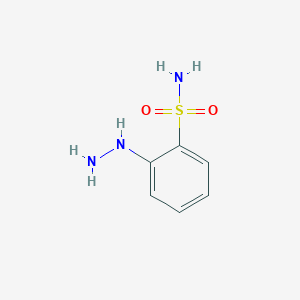molecular formula C6H9N3O2S B1600027 2-Hydrazinylbenzenesulfonamide CAS No. 90824-33-2