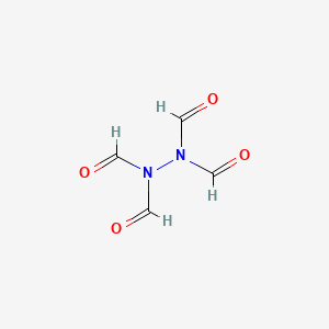 molecular formula C4H4N2O4 B1600029 Tetraformylhydrazine CAS No. 52023-52-6