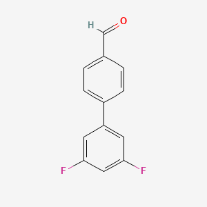 molecular formula C13H8F2O B1600043 4-(3,5-Difluorophenyl)benzaldehyde CAS No. 221018-03-7