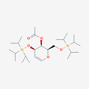molecular formula C26H52O5Si2 B1600047 4-O-Acetyl-3,6-di-O-(triisopropylsilyl)-D-galactal CAS No. 201053-38-5