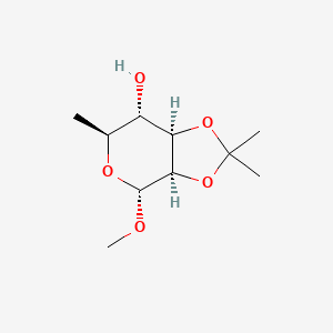 molecular formula C10H18O5 B1600050 Methyl 2,3-o-isopropylidene-alpha-l-rhamnopyranoside CAS No. 14133-63-2