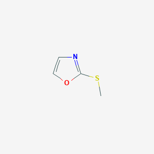 molecular formula C4H5NOS B1600053 2-(甲硫基)噁唑 CAS No. 201017-90-5