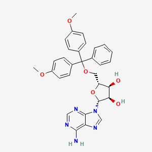 5'-O-[Bis(4-methoxyphenyl)phenylmethyl]-adenosine