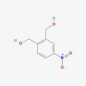 molecular formula C8H9NO4 B1600059 (4-Nitro-1,2-phenylene)dimethanol CAS No. 22162-19-2