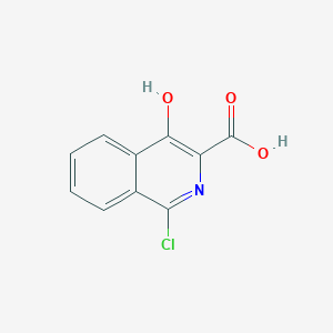molecular formula C10H6ClNO3 B1600060 1-Chloro-4-hydroxyisoquinoline-3-carboxylic acid CAS No. 223388-21-4