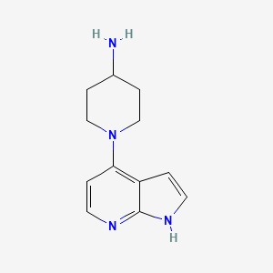 B1600068 1-(1H-Pyrrolo[2,3-b]pyridin-4-yl)piperidin-4-amine CAS No. 885499-57-0