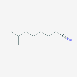 molecular formula C9H17N B160007 Isononanenitrile CAS No. 138808-48-7