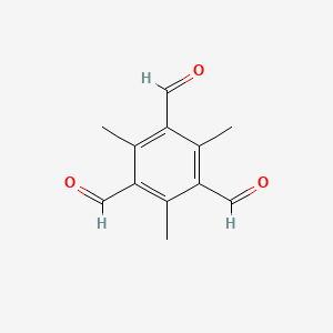 molecular formula C12H12O3 B1600076 2,4,6-trimethylbenzene-1,3,5-tricarbaldehyde CAS No. 119198-88-8