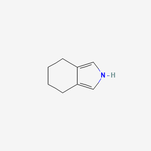 molecular formula C8H11N B1600080 4,5,6,7-tetrahydro-2H-isoindole CAS No. 51649-35-5