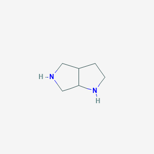 molecular formula C6H12N2 B1600083 Octahydropyrrolo[3,4-b]pyrrole CAS No. 931-00-0