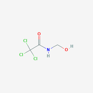 molecular formula C3H4Cl3NO2 B1600084 2,2,2-trichloro-N-(hydroxymethyl)acetamide CAS No. 34891-76-4
