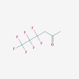 molecular formula C6H5F7O B160009 4,4,5,5,6,6,6-Heptafluorohexan-2-one CAS No. 136909-72-3