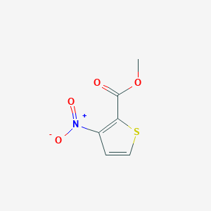 molecular formula C6H5NO4S B1600096 Methyl 3-nitrothiophene-2-carboxylate CAS No. 75735-44-3