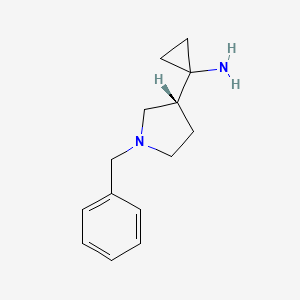 (R)-1-(1-Benzylpyrrolidin-3-YL)cyclopropanamine