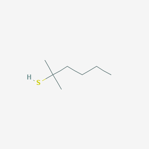 molecular formula C7H16S B160011 2-Methylhexane-2-thiol CAS No. 1812-50-6