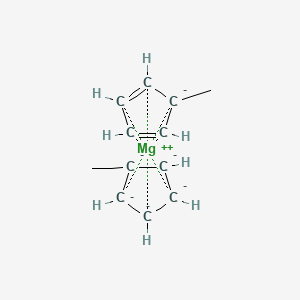 molecular formula C12H24Mg B1600114 Bis(methylcyclopentadienyl)magnesium CAS No. 40672-08-0