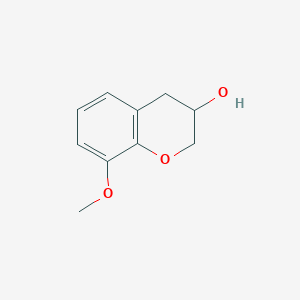 molecular formula C10H12O3 B1600118 8-甲氧基色满-3-醇 CAS No. 91520-01-3