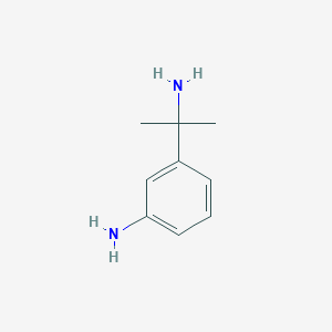 molecular formula C9H14N2 B160012 3-(2-Aminopropan-2-yl)aniline CAS No. 130631-19-5