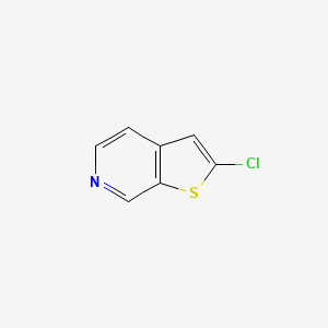 molecular formula C7H4ClNS B1600125 2-Chlorothieno[2,3-c]pyridine CAS No. 756477-32-4