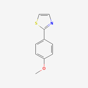molecular formula C10H9NOS B1600126 2-(4-methoxyphenyl)thiazole CAS No. 27088-84-2