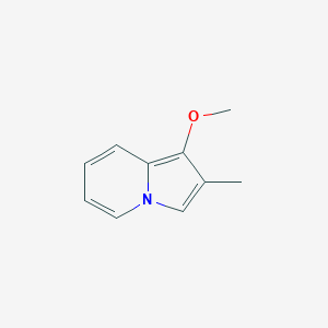 molecular formula C10H11NO B1600127 1-Methoxy-2-methylindolizine CAS No. 610766-99-9