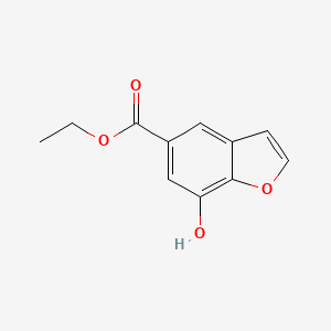 molecular formula C11H10O4 B1600128 Ethyl 7-Hydroxy-1-benzofuran-5-carboxylate CAS No. 831222-95-8