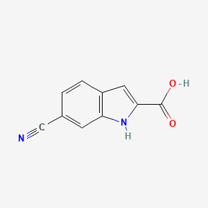 B1600138 6-cyano-1H-indole-2-carboxylic Acid CAS No. 85864-09-1