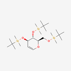 molecular formula C24H52O4Si3 B1600141 Tri-O-(tert-butyldimethylsilyl)-D-glucal CAS No. 79999-47-6