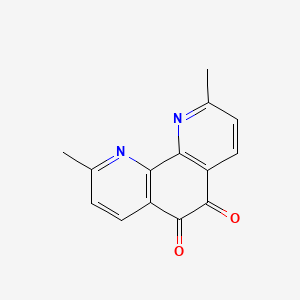 molecular formula C14H10N2O2 B1600147 2,9-Dimethyl-1,10-phenanthroline-5,6-dione CAS No. 102331-54-4