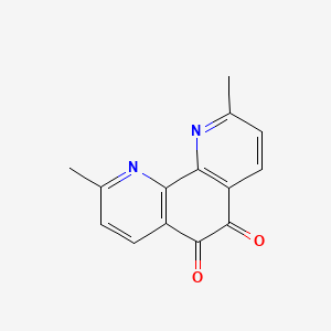 molecular formula C14H10N2O2 B1600147 1,10-Phenanthroline-5,6-dione, 2,9-dimethyl- CAS No. 102331-54-4