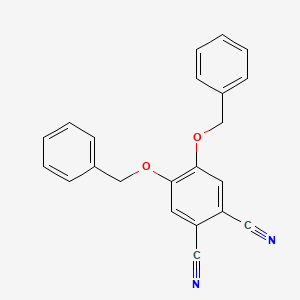 molecular formula C22H16N2O2 B1600148 4,5-Bis(benzyloxy)phthalonitrile CAS No. 206995-45-1
