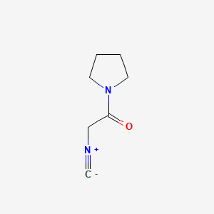 molecular formula C7H10N2O B1600159 1-PYRROLIDINO-2-ISOCYANO-ACETAMIDE CAS No. 67434-30-4