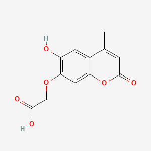 molecular formula C12H10O6 B1600162 6-Hydroxy-4-methyl-2-oxo-2H-chromen-7-yl acetate CAS No. 46895-13-0