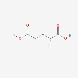 molecular formula C7H12O4 B1600170 (R)-(-)-4-Methylglutaric acid 1-monomethyl ester CAS No. 80986-17-0