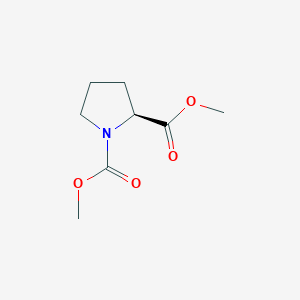 molecular formula C8H13NO4 B1600174 (S)-Dimethyl pyrrolidine-1,2-dicarboxylate CAS No. 83541-81-5