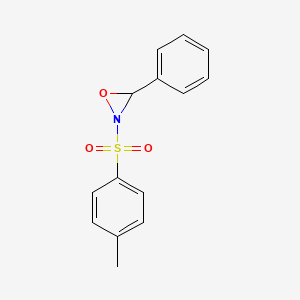 molecular formula C14H13NO3S B1600176 3-Phenyl-2-tosyl-1,2-oxaziridine CAS No. 63160-12-3