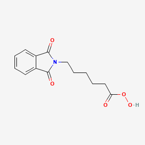 molecular formula C14H15NO5 B1600180 Phthalimidoperoxycaproic acid CAS No. 128275-31-0
