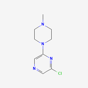 molecular formula C9H13ClN4 B1600183 2-Chloro-6-(4-methylpiperazin-1-yl)pyrazine CAS No. 61655-77-4